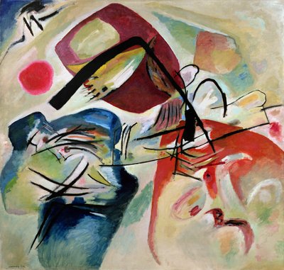 1912年のブラックアーチ 作： Wassily Kandinsky